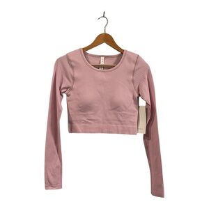 Lululemon Ebb to Street Long Sleeve Peony Pink NWT 6